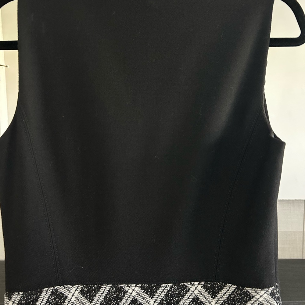 Theory Black and White Checkered Mini Dress - Picture 7 of 11